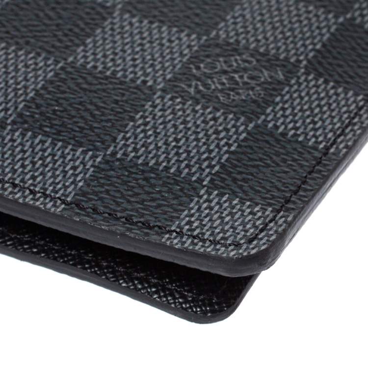 Pre Owned Louis Vuitton Damier Graphite Canvas Passport Case