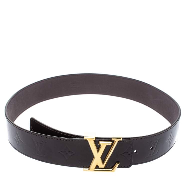 Pre-Loved Louis Vuitton Amarante Monogram Vernis Belt