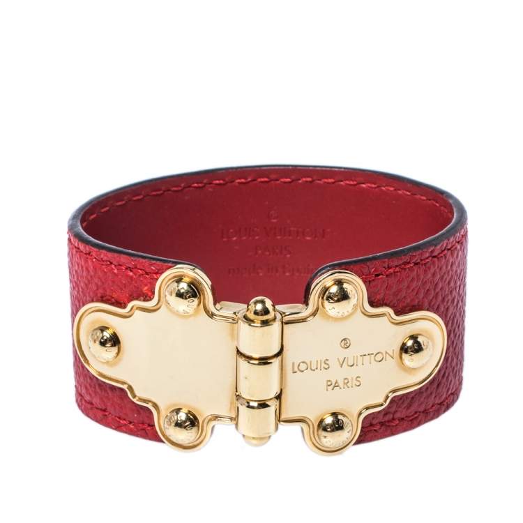 Louis Vuitton Red Save It Bracelet 19