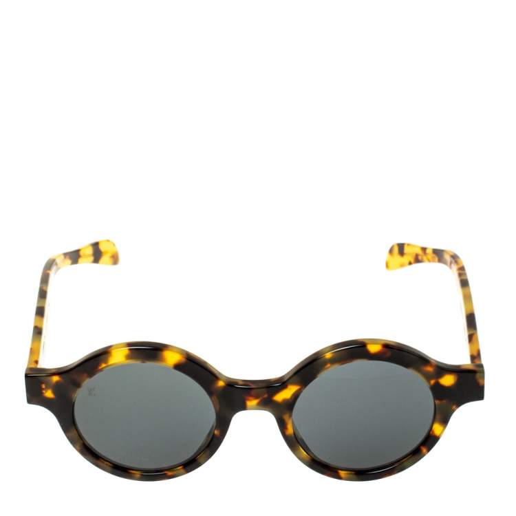 Louis Vuitton x Supreme Brown Tortoise Downtown Round Sunglasses Louis  Vuitton
