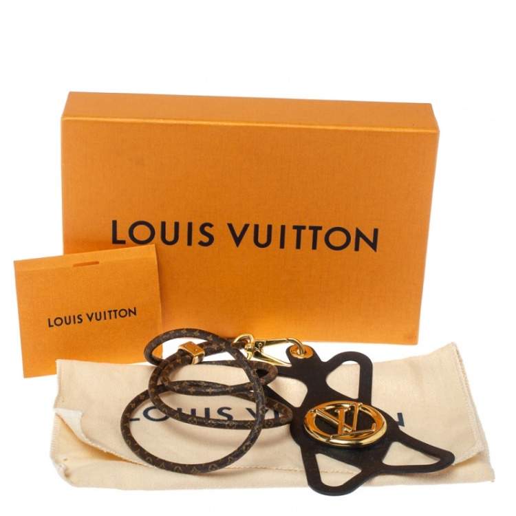 مملوكة مسبقًا Louis Vuitton Monogram Canvas and Black Silicon Louise Phone Holder