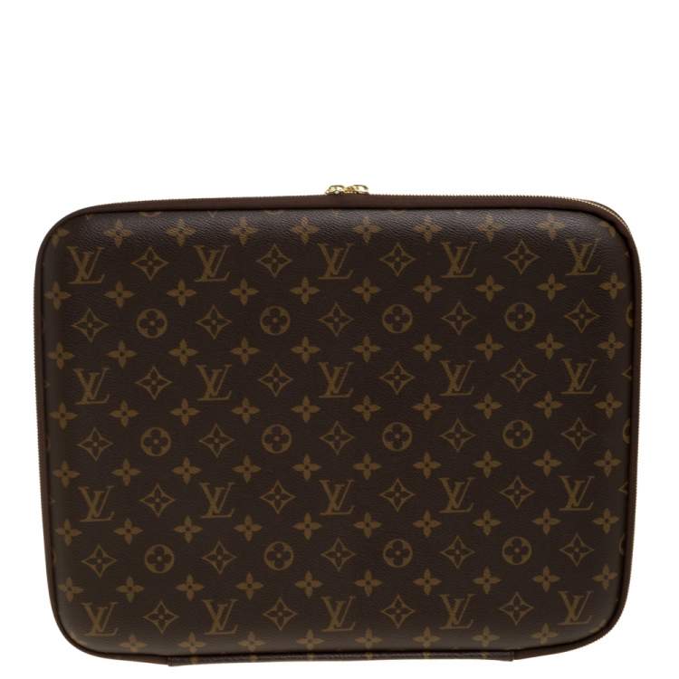 Pre Owned Louis Vuitton Monogram Canvas 15" Laptop Sleeve