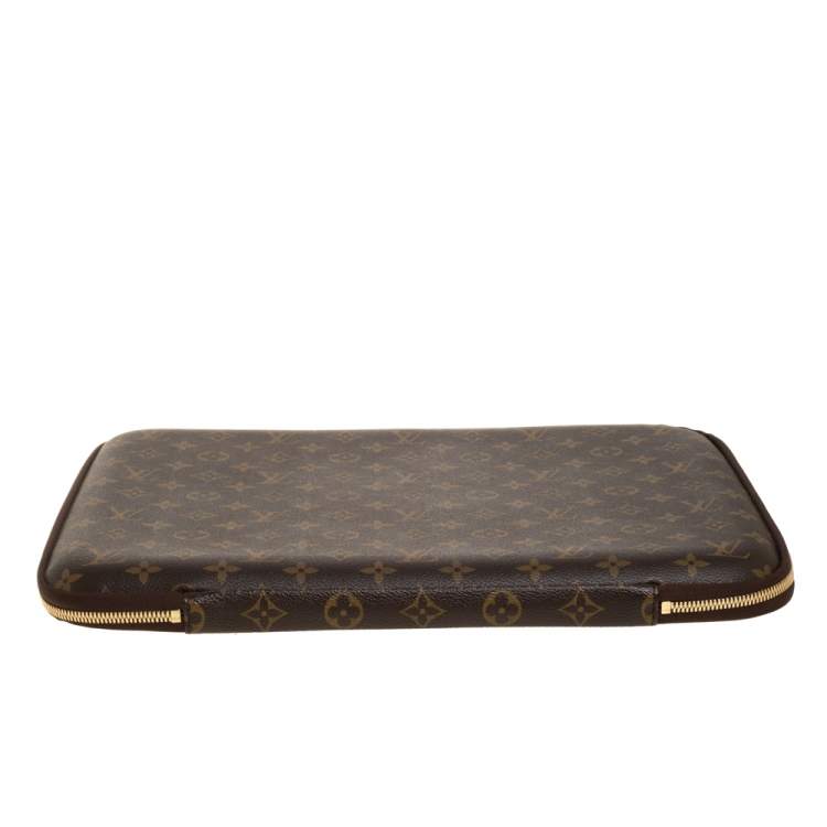 Pre Owned Louis Vuitton Monogram Canvas 15" Laptop Sleeve
