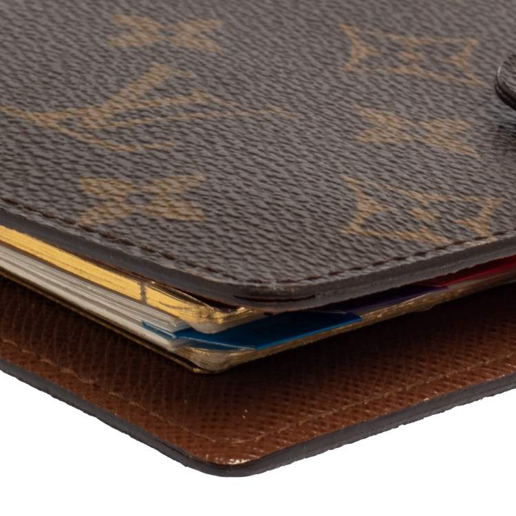 Pre Owned Louis Vuitton Monogram Canvas Small Ring Agenda Cover