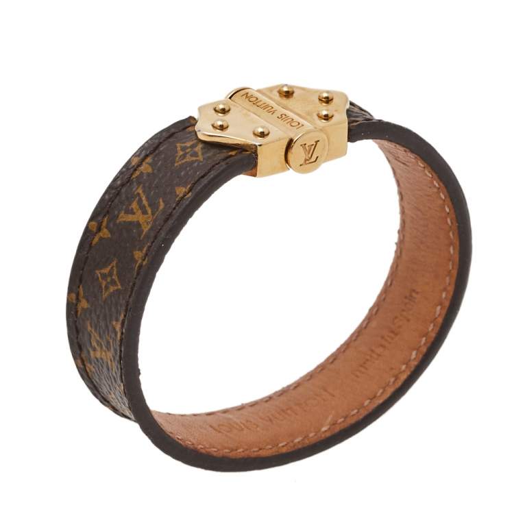 Louis Vuitton Brown Monogram Nano Spirit Bracelet – The Closet