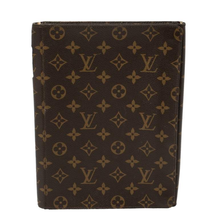 Pre Owned Louis Vuitton Brown Monogram Canvas Foldable iPad Case