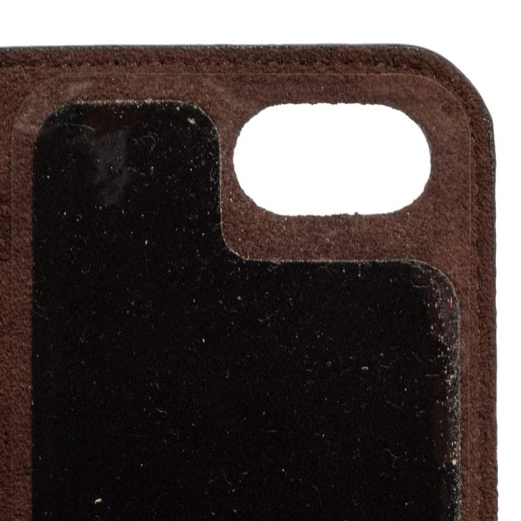 مملوكة مسبقًا Louis Vuitton Damier Ebene Canvas iPhone 7/8 Plus Folio Case