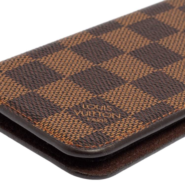 مملوكة مسبقًا Louis Vuitton Damier Ebene Canvas iPhone 7/8 Plus Folio Case