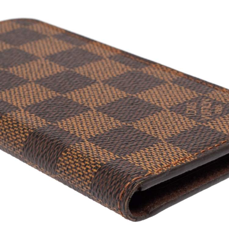 مملوكة مسبقًا Louis Vuitton Damier Ebene Canvas iPhone 7/8 Plus Folio Case