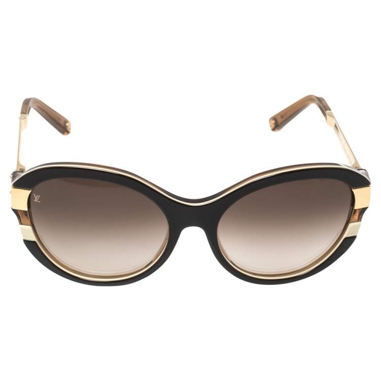 Louis Vuitton Brown Acetate Z0487W Gradient Cat Eye Sunglasses Louis Vuitton