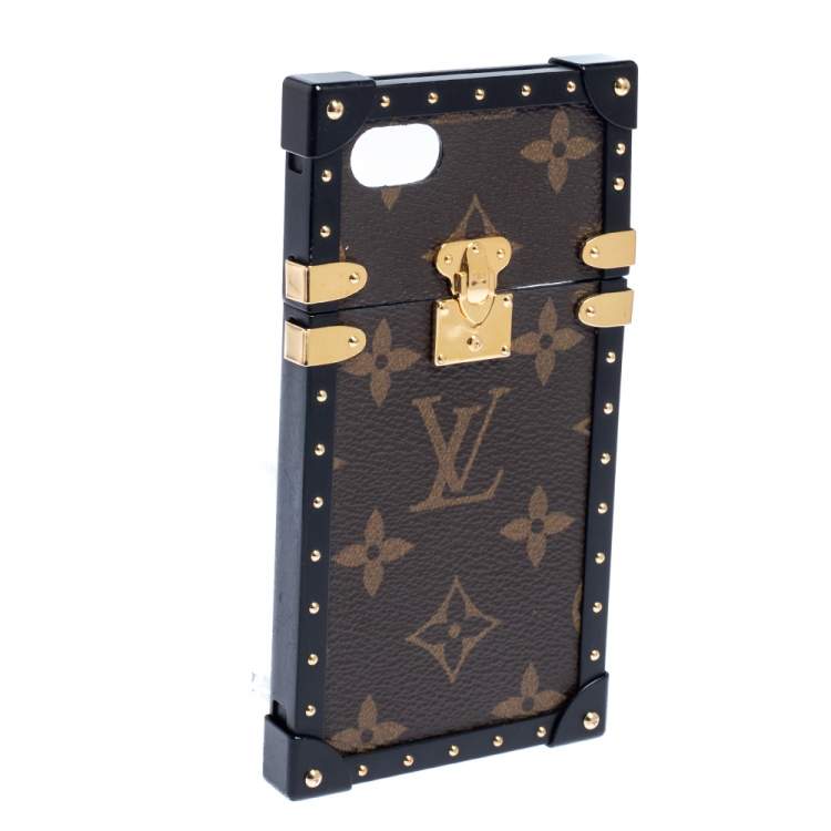 Pre Owned Louis Vuitton Monogram Canvas Eye Trunk iPhone 7 Case