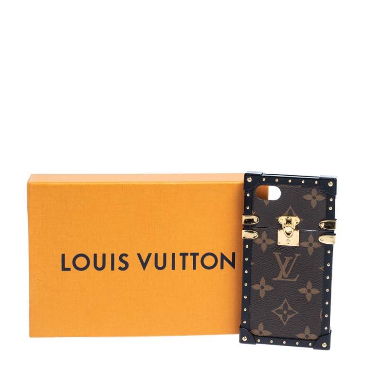 Pre Owned Louis Vuitton Monogram Canvas Eye Trunk iPhone 7 Case