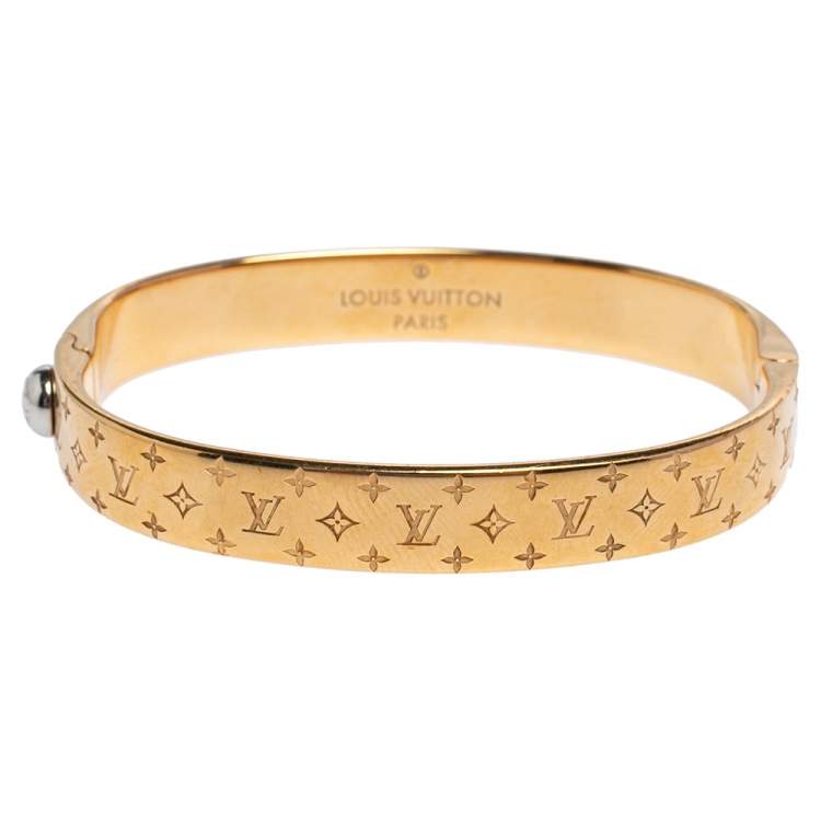 Louis Vuitton, Jewelry, Louis Vuitton Gold Nanogram Cuff