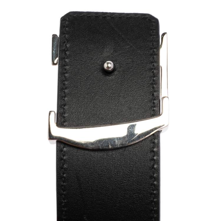 Pre Owned Louis Vuitton Monogram Canvas LV Initiales Belt 80 CM