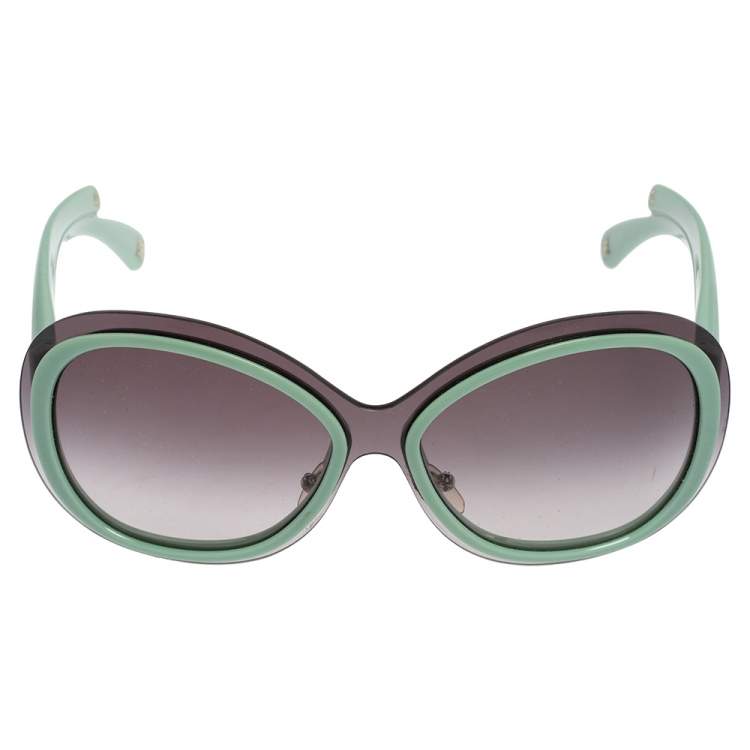 Louis Vuitton Green/Grey Acetate Z0452U Gradient Oversized Sunglasses Louis  Vuitton