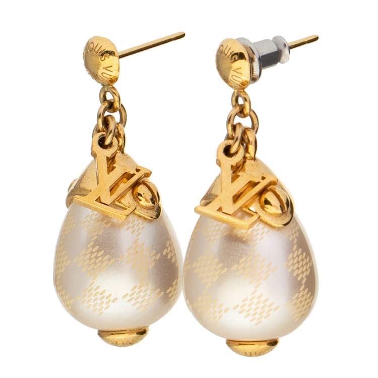 Gold Earring Louis Vuitton 