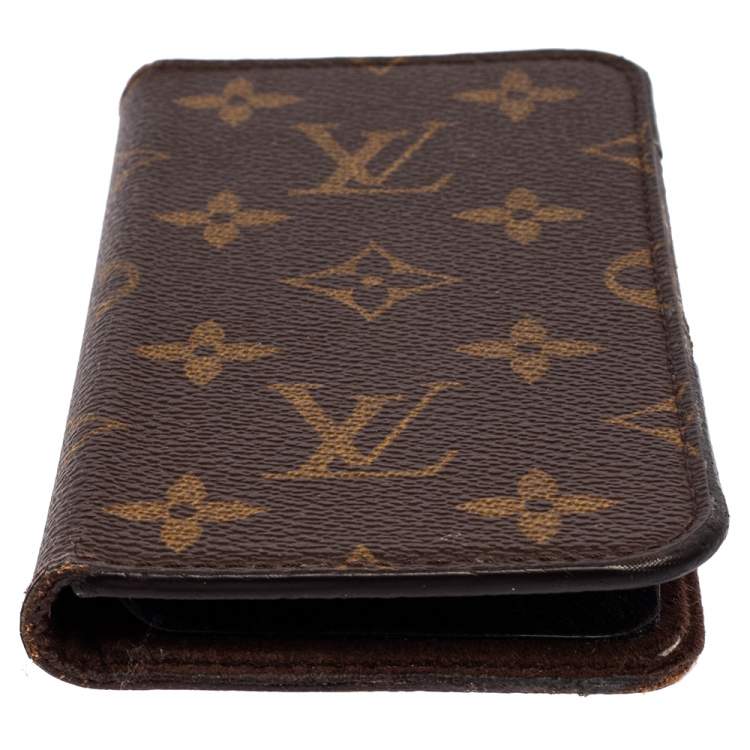Pre Owned Louis Vuitton Monogram Canvas iPhone X Folio Case