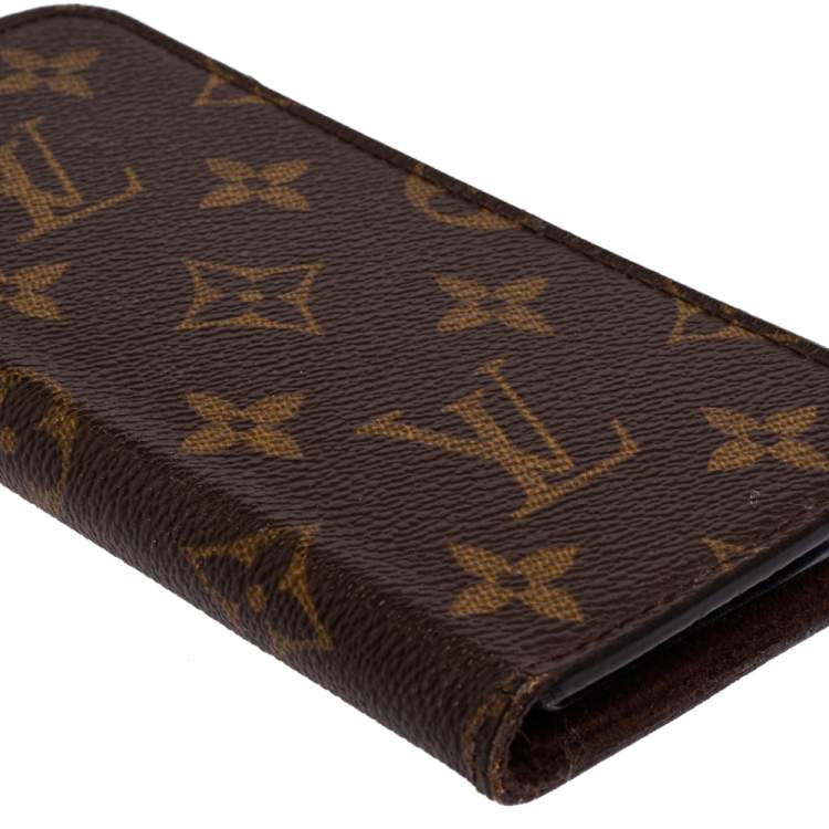 Pre Owned Louis Vuitton Monogram Canvas iPhone X Folio Case