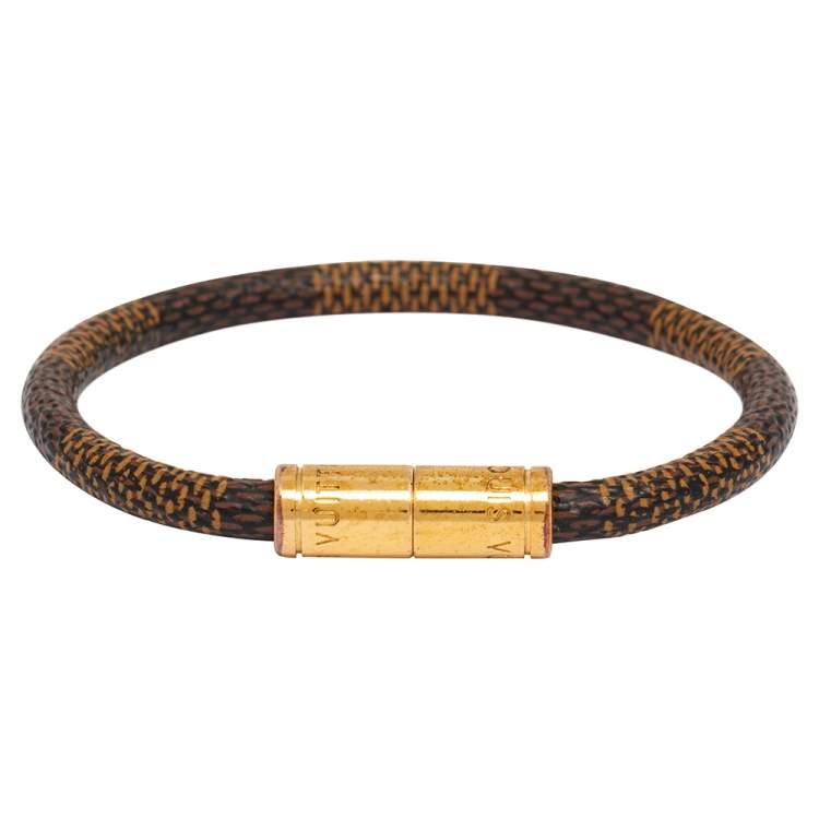 Louis Vuitton Brown Keep It Coated Canvas Bracelet