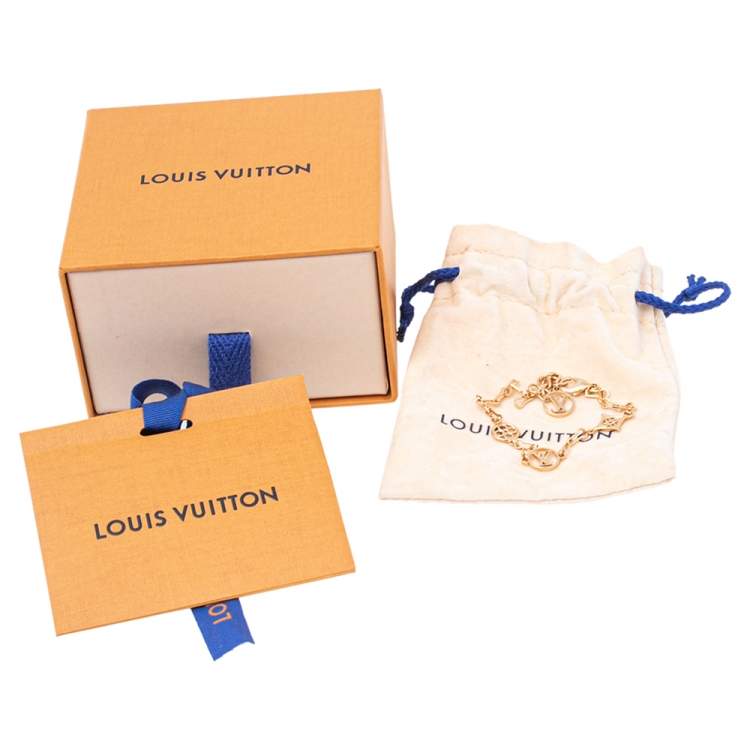 Pre Owned Louis Vuitton Gold Tone Forever Young Bracelet