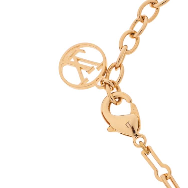Pre Owned Louis Vuitton Gold Tone Forever Young Bracelet