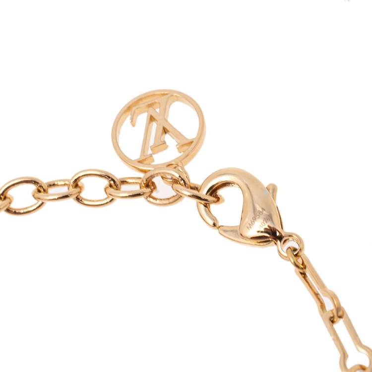Pre Owned Louis Vuitton Gold Tone Forever Young Bracelet