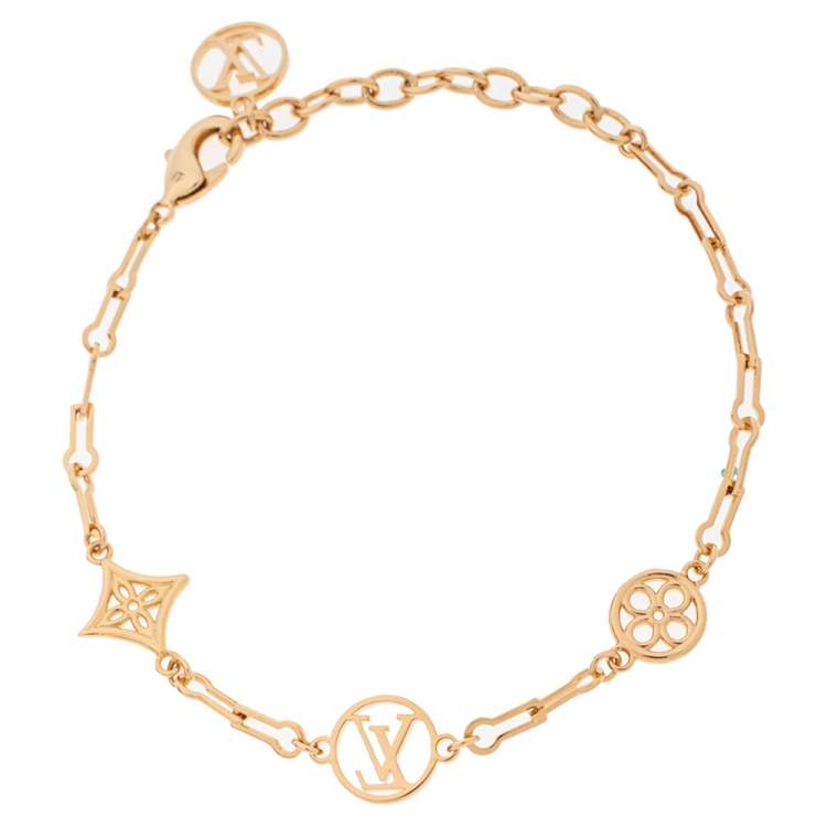Pre Owned Louis Vuitton Gold Tone Forever Young Bracelet