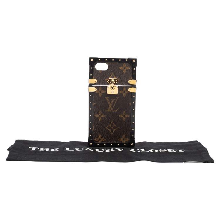 Pre Owned Louis Vuitton Monogram Canvas Eye Trunk iPhone 7 Case
