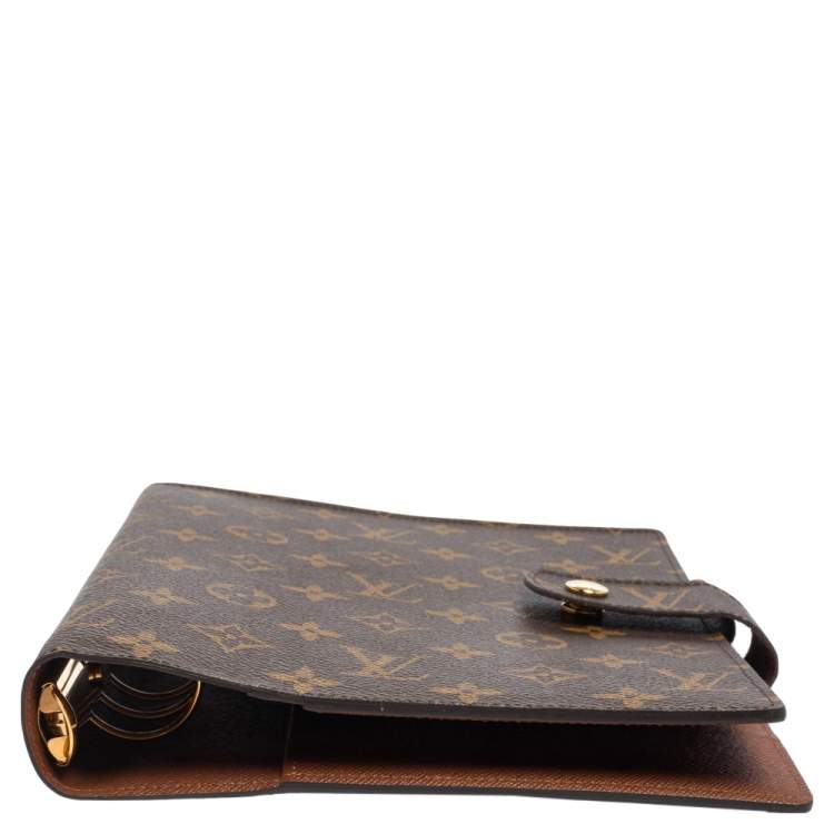 مملوكة مسبقًا Louis Vuitton Monogram Canvas Large Ring Agenda Cover