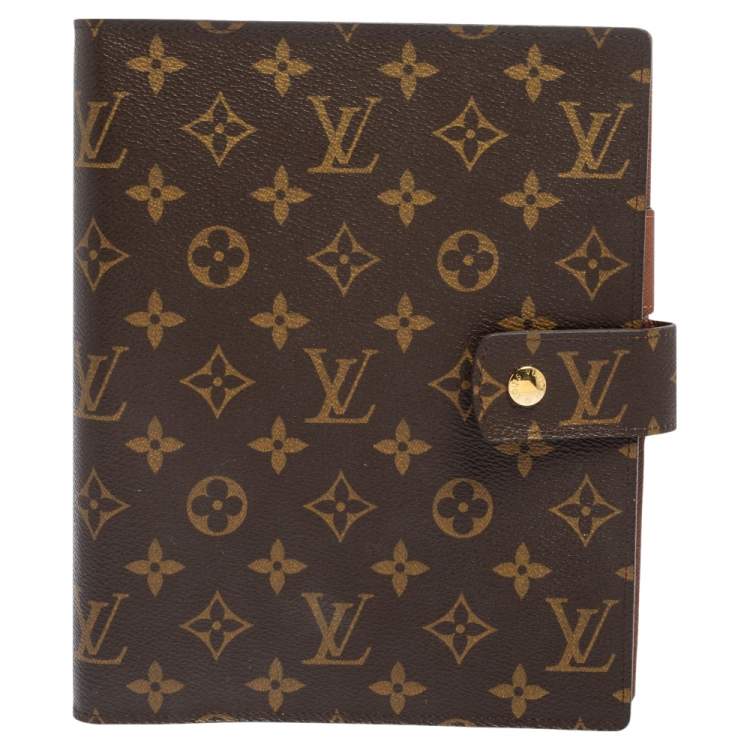 مملوكة مسبقًا Louis Vuitton Monogram Canvas Large Ring Agenda Cover