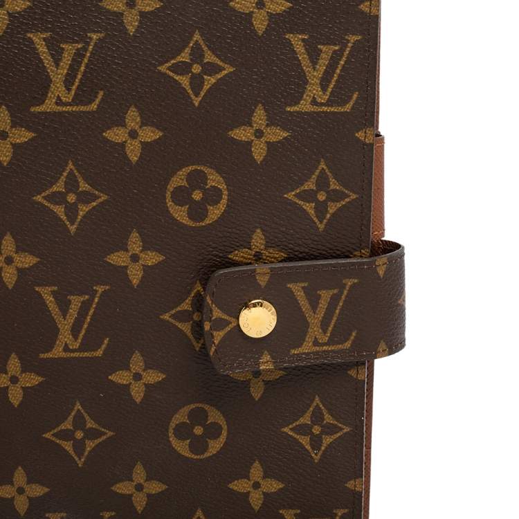 مملوكة مسبقًا Louis Vuitton Monogram Canvas Large Ring Agenda Cover