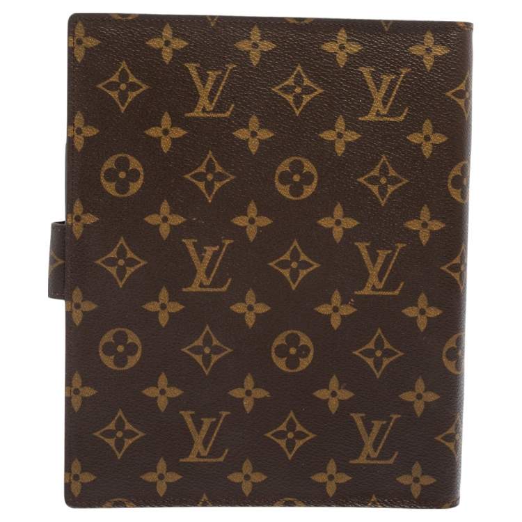 مملوكة مسبقًا Louis Vuitton Monogram Canvas Large Ring Agenda Cover