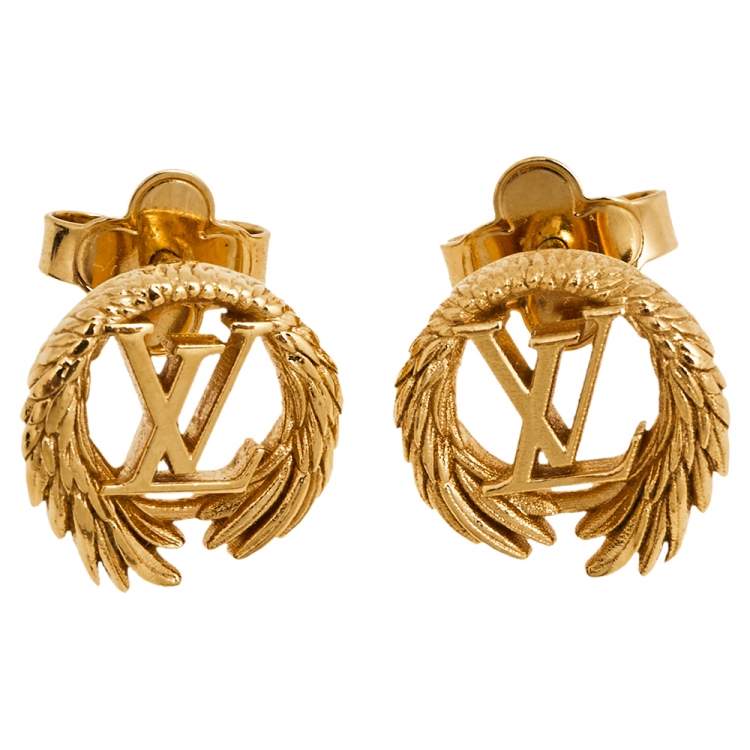 Louis Vuitton LV Get Dressed Earrings Gold in Gold Metal with Gold-tone - US