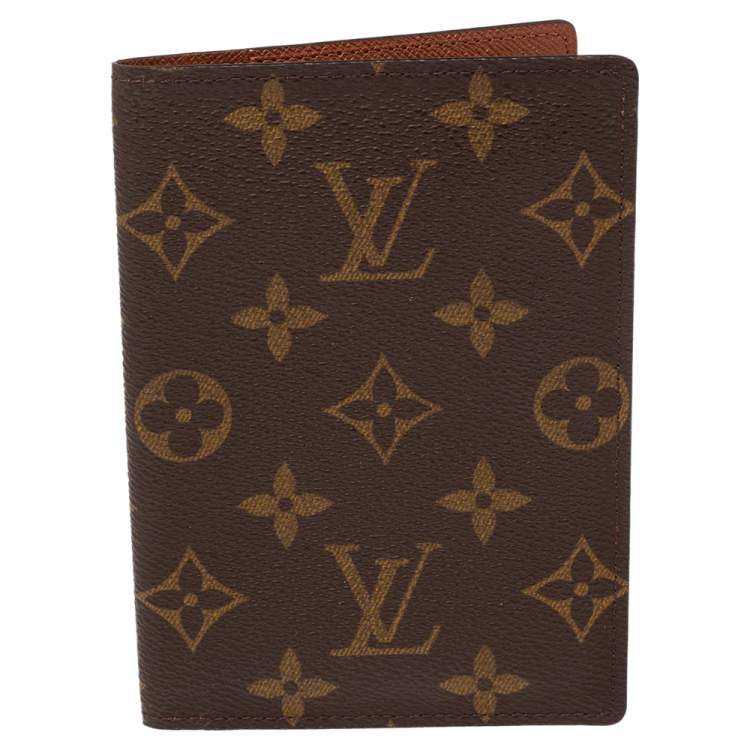 Pre Owned Louis Vuitton Monogram Canvas Passport Cover