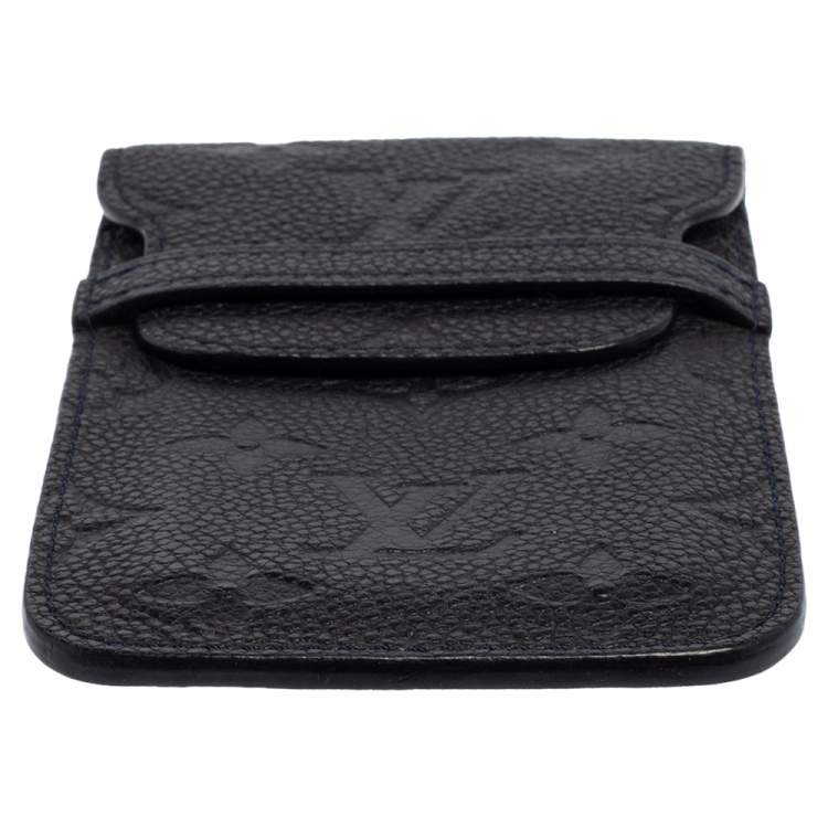 Pre Owned Louis Vuitton Bleu Infini Monogram Empreinte Leather Phone Case 