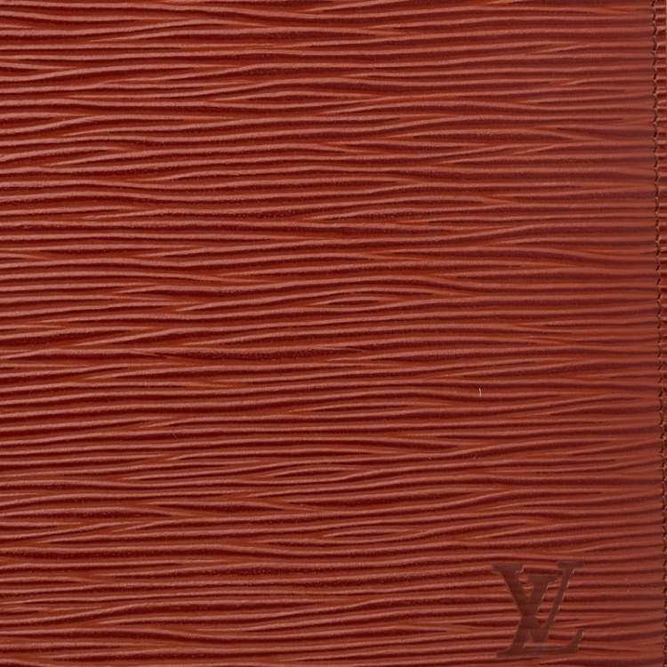 Pre Owned Louis Vuitton Cipango Gold Epi Leather Desk Agenda Cover