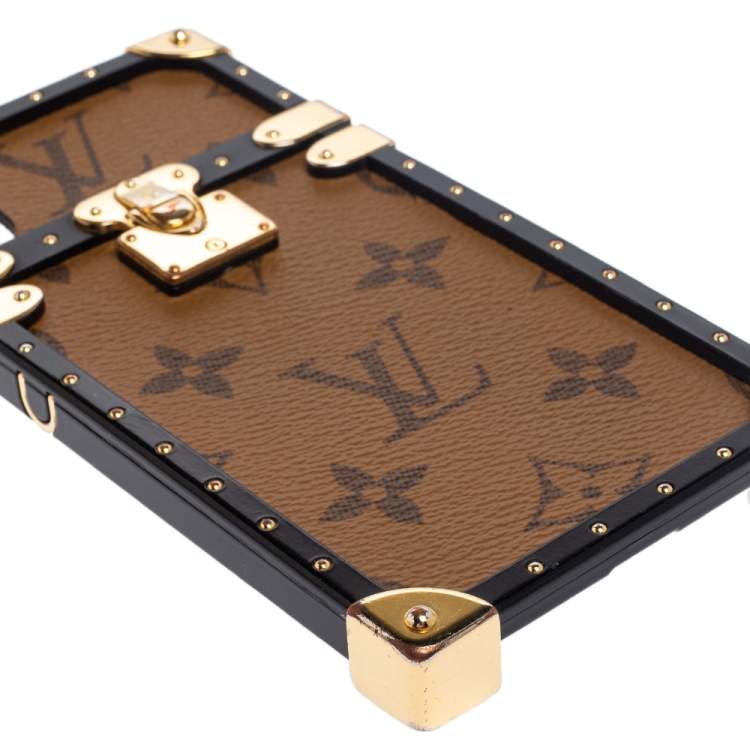Pre Owned Louis Vuitton Reverse Monogram Eye-Trunk iPhone X Case 