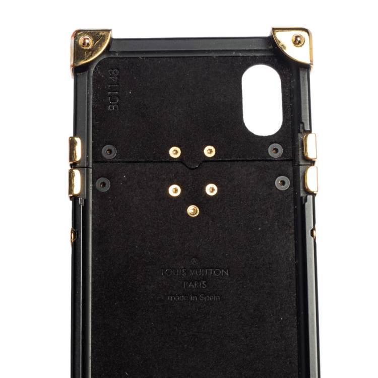 Pre Owned Louis Vuitton Reverse Monogram Eye-Trunk iPhone X Case 