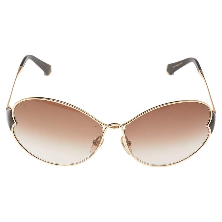 Louis Vuitton, Accessories, Black And Gold Louis Vuitton Sunglasses