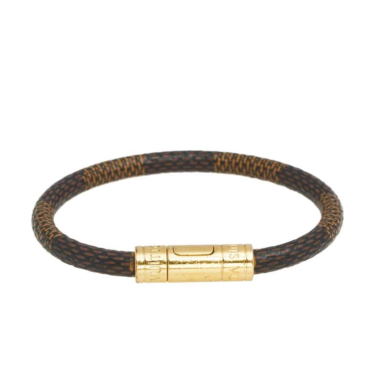 Louis Vuitton Keep It Damier Ebene Bracelet Louis Vuitton | The Luxury  Closet