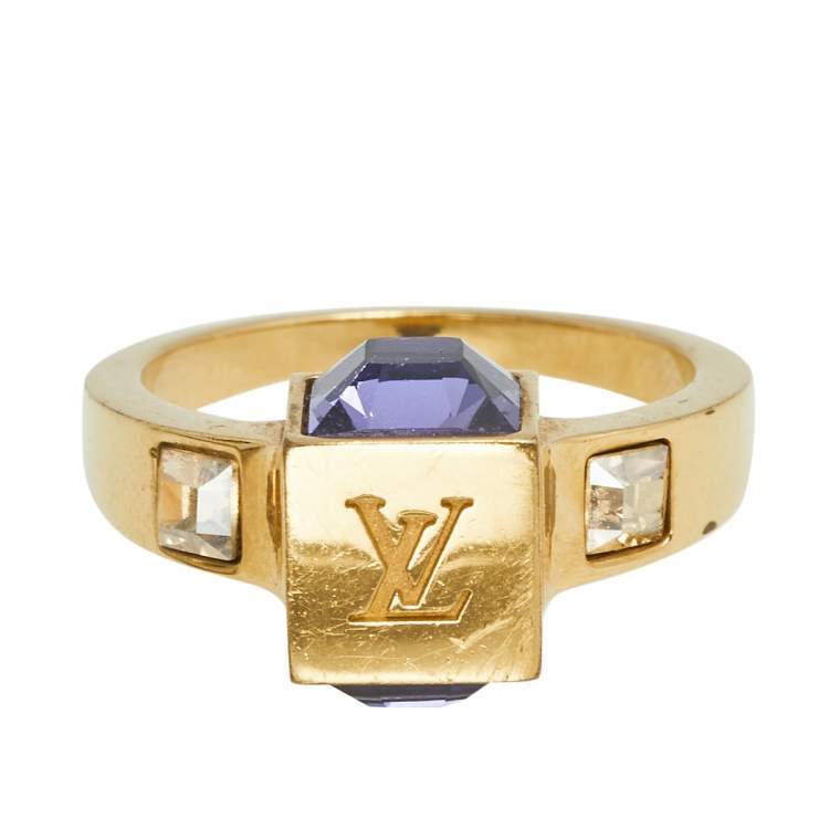 Louis Vuitton - LV Stellar Ring - Metal - Golden - Size: S - Luxury