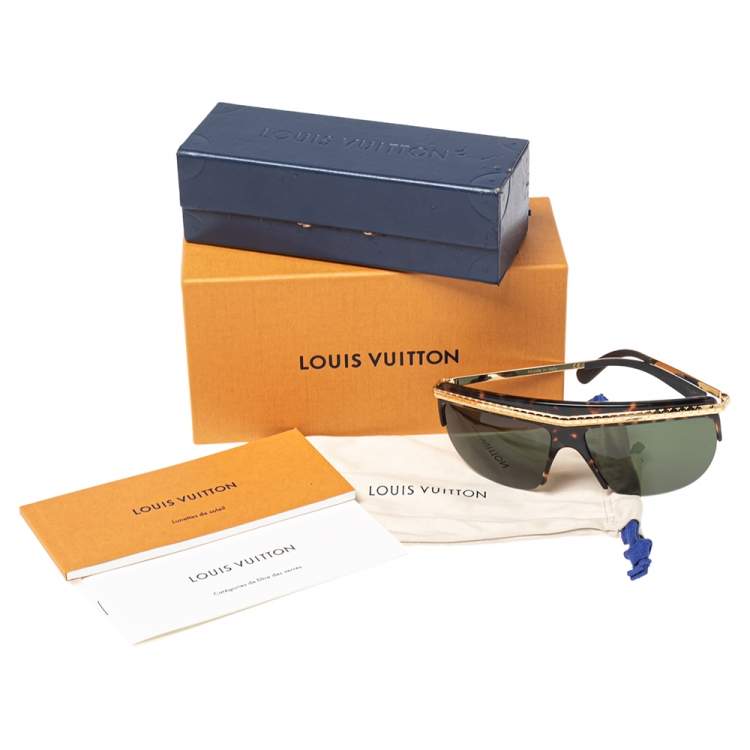 Pre Owned Louis Vuitton Tortoise Shell Easy Rider Wayfarer Sunglasses