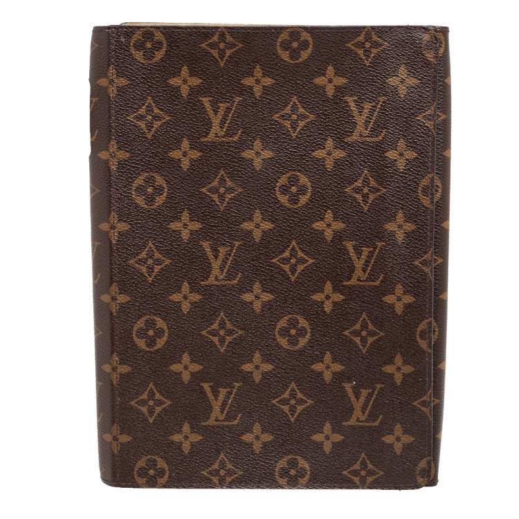 Pre Owned Louis Vuitton Brown Monogram Canvas Foldable iPad Case