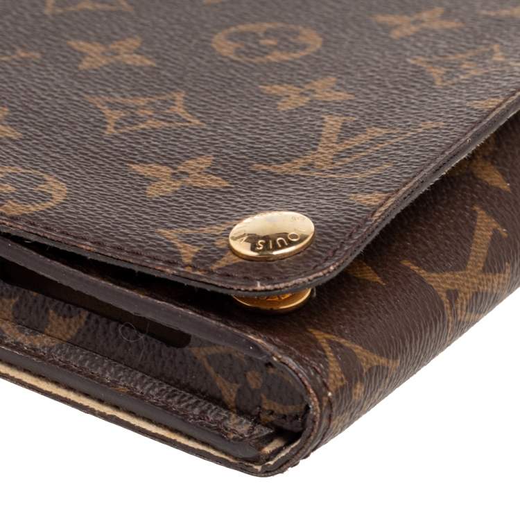 Pre Owned Louis Vuitton Brown Monogram Canvas Foldable iPad Case