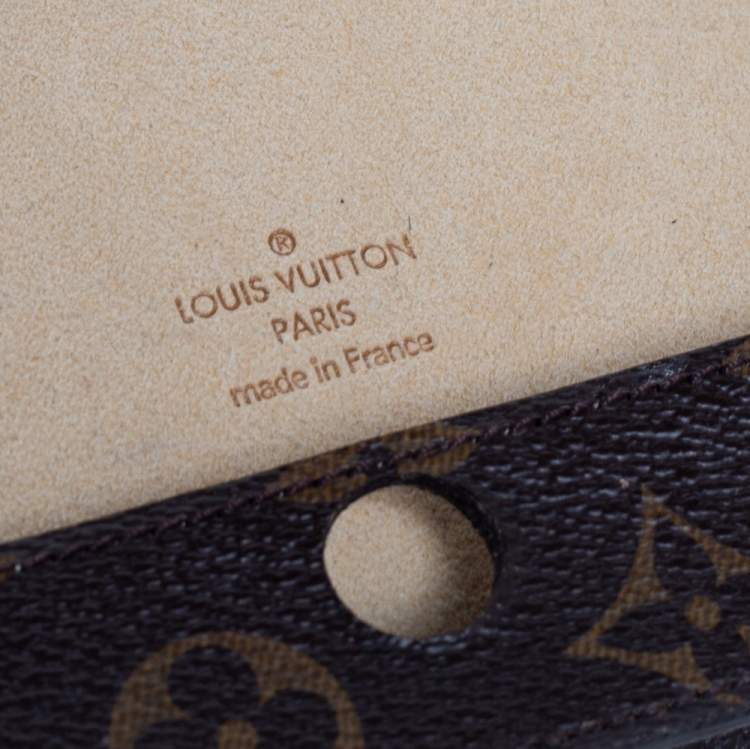 Pre Owned Louis Vuitton Brown Monogram Canvas Foldable iPad Case