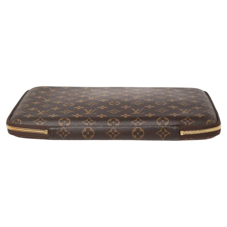 Pre Owned Louis Vuitton Monogram Canvas Laptop Case 