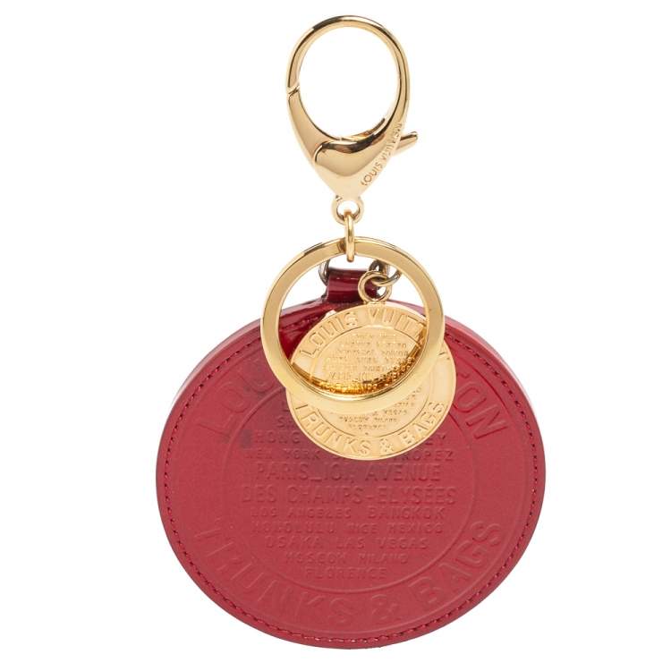 Louis Vuitton Trunks & Bags Red Vernis Bag Charm Key Ring