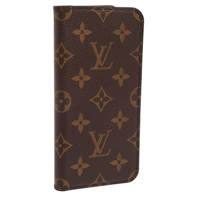 مملوكة مسبقًا Louis Vuitton Monogram Canvas iPhone XS Max Folio