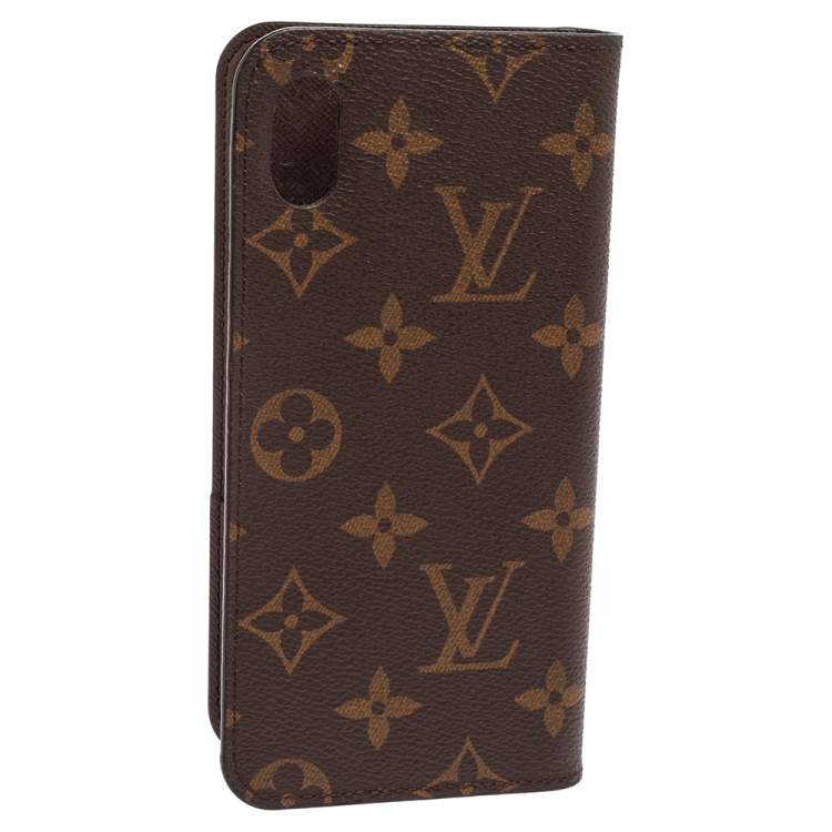 مملوكة مسبقًا Louis Vuitton Monogram Canvas iPhone XS Max Folio