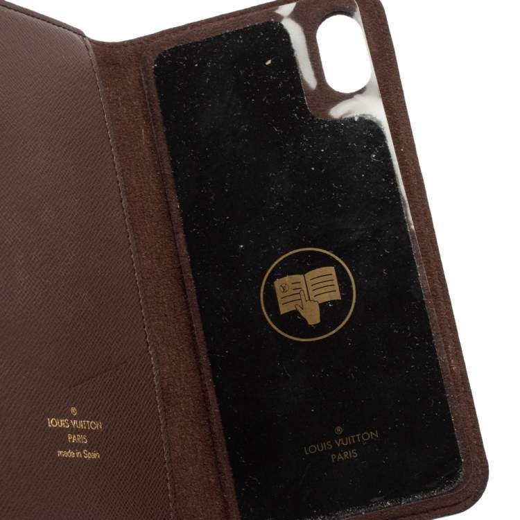 مملوكة مسبقًا Louis Vuitton Monogram Canvas iPhone XS Max Folio